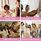 8 Pack 8x10 Inch Pre Drawn Canvas for Painting for Adults Sip and Paint Kit Party Supplies Favor Pre-Stretched Canvas Outline for Paint and Sip Birthday Mothers Day Gift